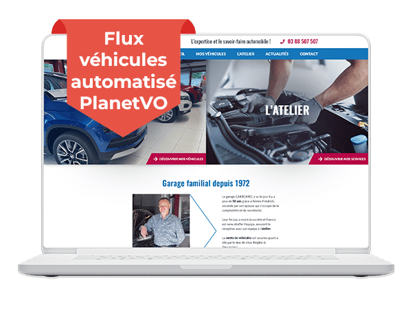 Création site internet sur mesure - Carromec