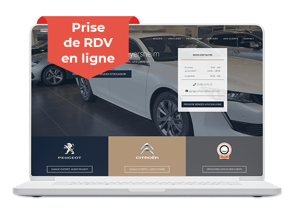 Création site internet sur mesure - Garage Ichtertz