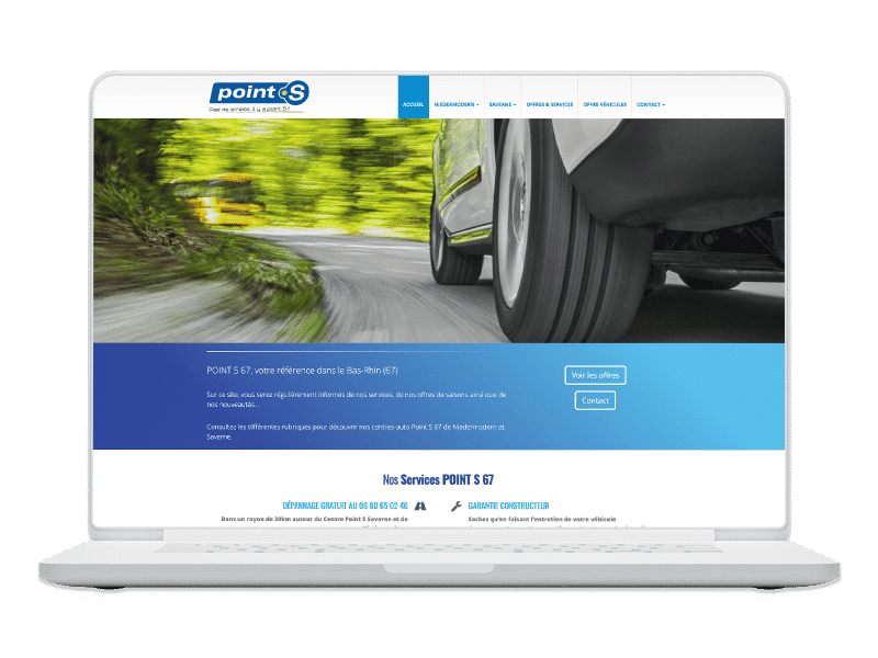Création site internet sur mesure - Point S 67